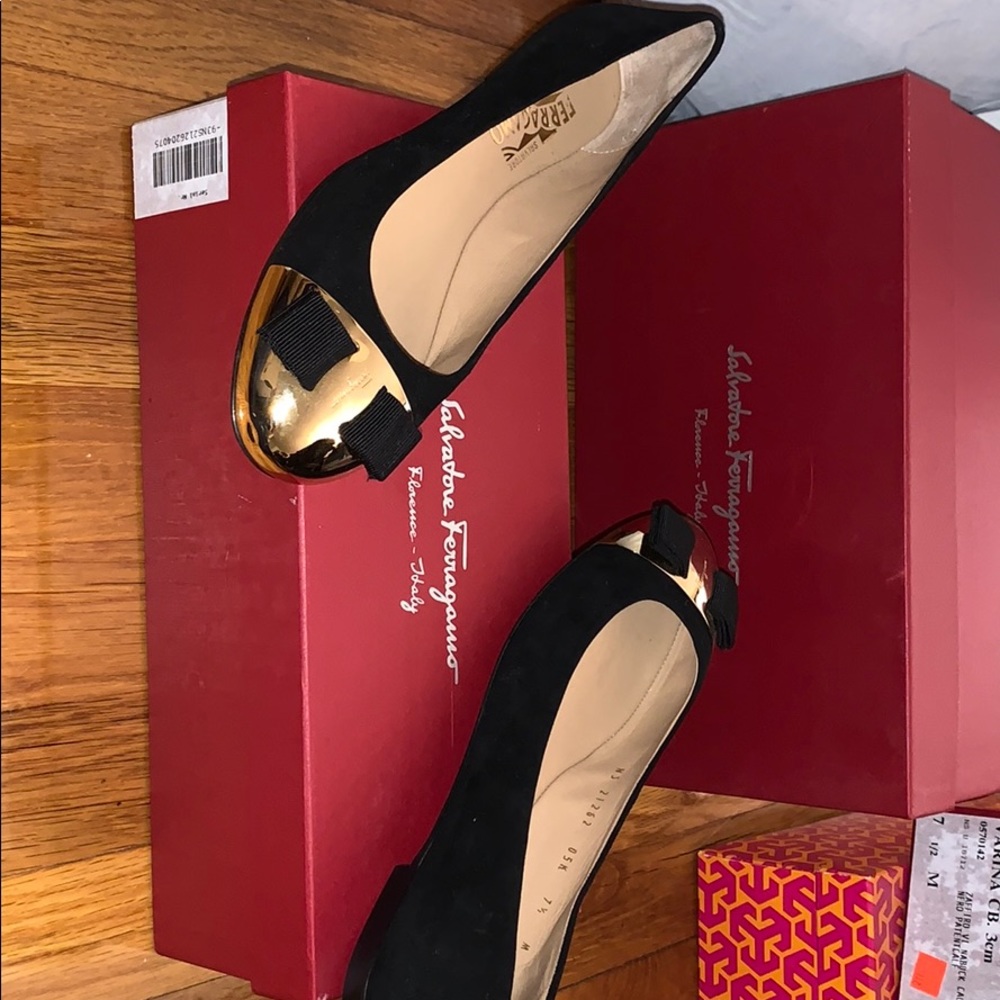 Suede flats